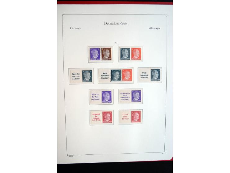 1916/41, vorwiegend postfrische Sammlung mit vielen besseren Werten, dabei Mi.-Nr. W20.1, W22, W23, W24.1, W25, W32,  W51-54,