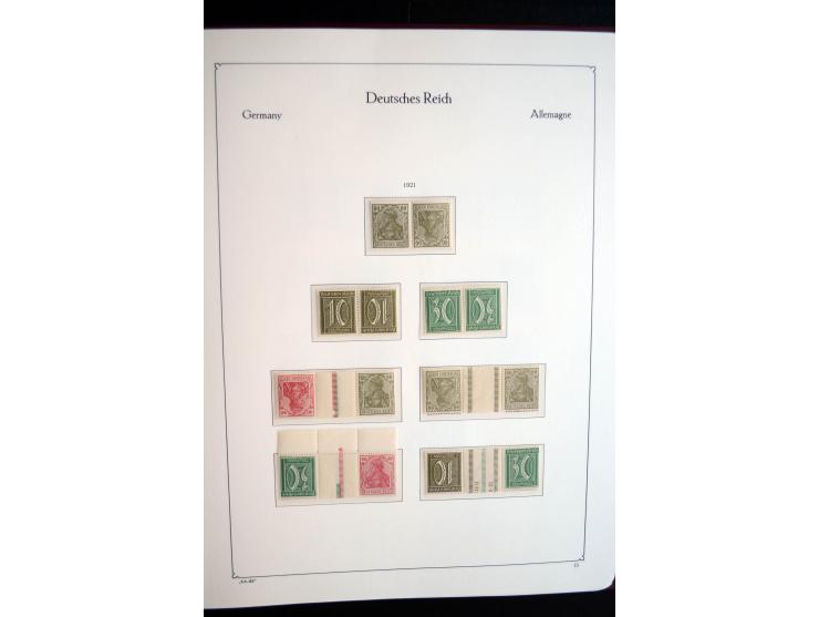 1916/41, vorwiegend postfrische Sammlung mit vielen besseren Werten, dabei Mi.-Nr. W20.1, W22, W23, W24.1, W25, W32,  W51-54,