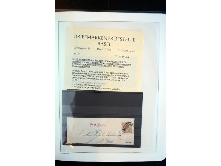 China bis Togo (ohne Südsee-Gebiete), umfangreiche, meist ungebrauchte und gestempelte Sammlung mit vielen besseren und kpl. 