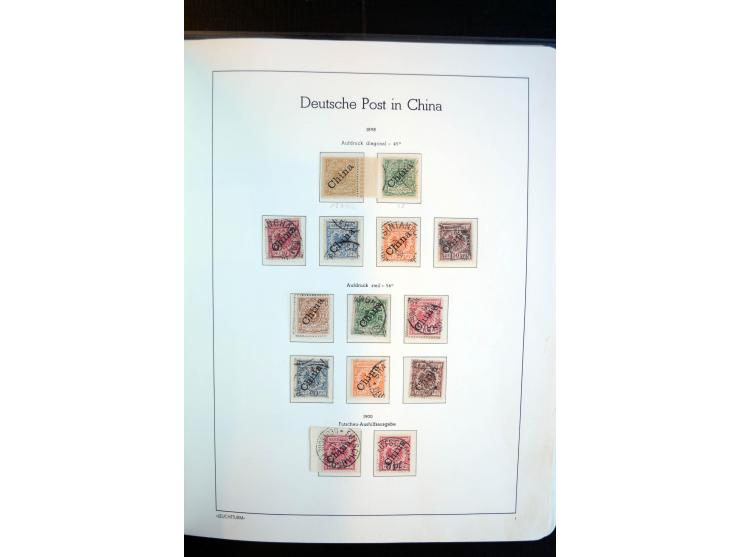 China bis Togo (ohne Südsee-Gebiete), umfangreiche, meist ungebrauchte und gestempelte Sammlung mit vielen besseren und kpl. 
