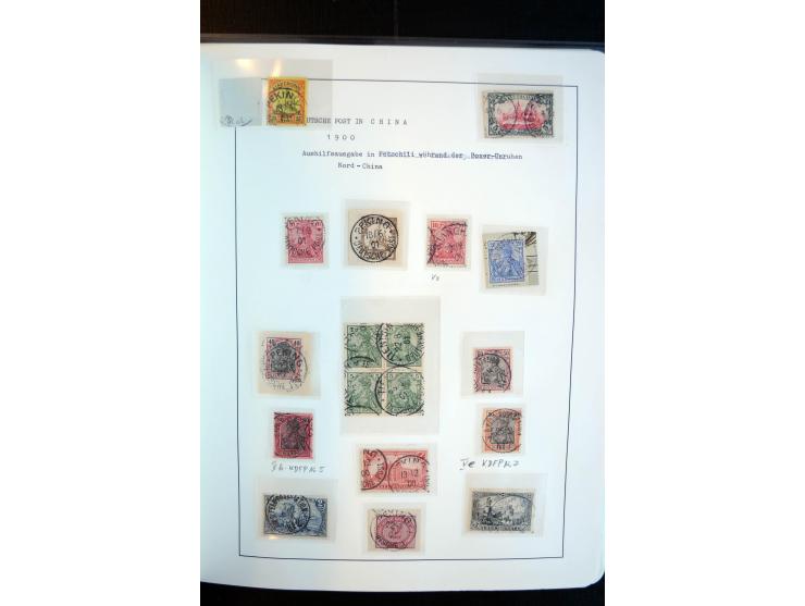 China bis Togo (ohne Südsee-Gebiete), umfangreiche, meist ungebrauchte und gestempelte Sammlung mit vielen besseren und kpl. 