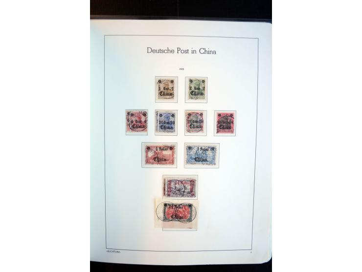 China bis Togo (ohne Südsee-Gebiete), umfangreiche, meist ungebrauchte und gestempelte Sammlung mit vielen besseren und kpl. 