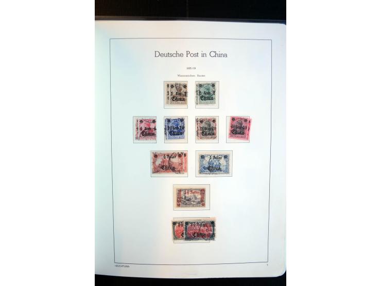China bis Togo (ohne Südsee-Gebiete), umfangreiche, meist ungebrauchte und gestempelte Sammlung mit vielen besseren und kpl. 