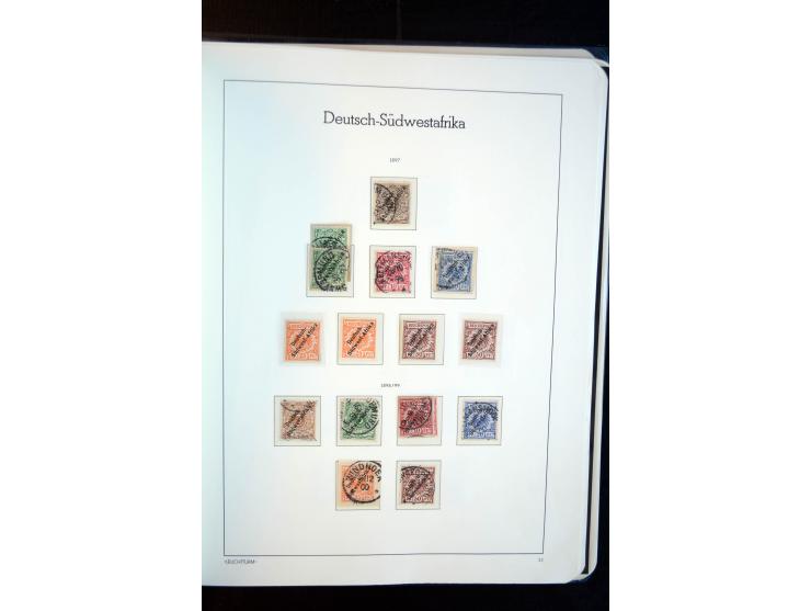 China bis Togo (ohne Südsee-Gebiete), umfangreiche, meist ungebrauchte und gestempelte Sammlung mit vielen besseren und kpl. 