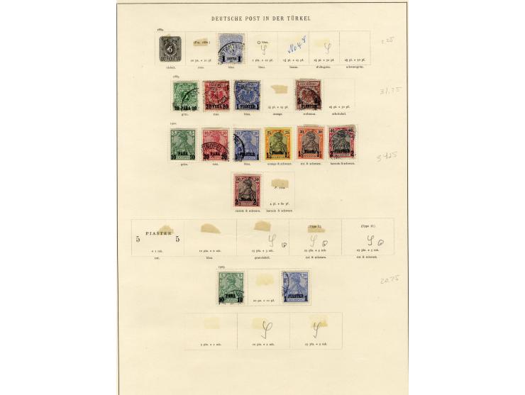China bis Togo, ungebrauchte und meist gestempelte Sammlung mit rund 20 5 M.-Werten, DPC 7II, Karolinen 5I, Marianen 1I und 2