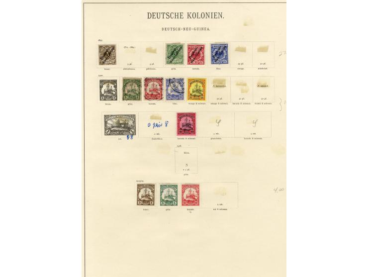China bis Togo, ungebrauchte und meist gestempelte Sammlung mit rund 20 5 M.-Werten, DPC 7II, Karolinen 5I, Marianen 1I und 2