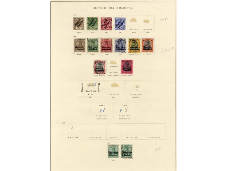 China bis Togo, ungebrauchte und meist gestempelte Sammlung mit rund 20 5 M.-Werten, DPC 7II, Karolinen 5I, Marianen 1I und 2