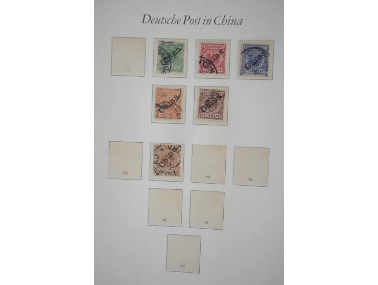 China bis Togo, postfrische, ungebrauchte und gestempelte Sammlung mit vielen mittleren Ausgaben