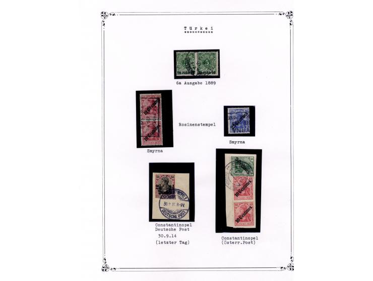 China bis Togo (ohne Südsee-Gebiete), interessante Stempel-Sammlung auf losen Marken und schönen Briefstücken, dabei einige b