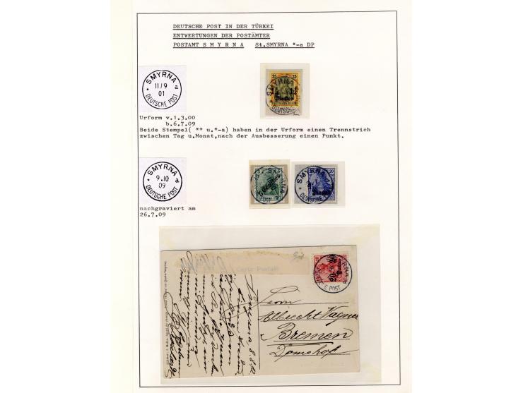 China bis Togo (ohne Südsee-Gebiete), interessante Stempel-Sammlung auf losen Marken und schönen Briefstücken, dabei einige b