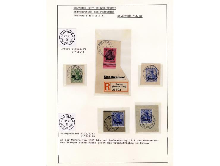 China bis Togo (ohne Südsee-Gebiete), interessante Stempel-Sammlung auf losen Marken und schönen Briefstücken, dabei einige b