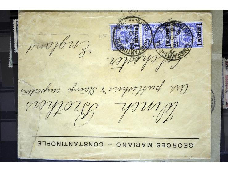 1890/1915, kleine Partie mit einigen besseren werten, einiges signiert