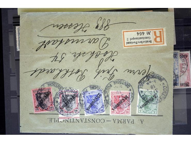 1890/1915, kleine Partie mit einigen besseren werten, einiges signiert