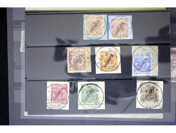 1890/1915, kleine Partie mit einigen besseren werten, einiges signiert