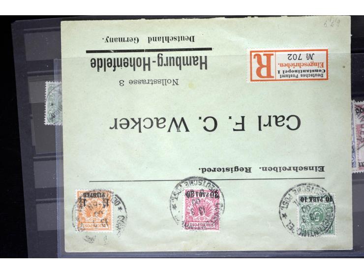 1890/1915, kleine Partie mit einigen besseren werten, einiges signiert