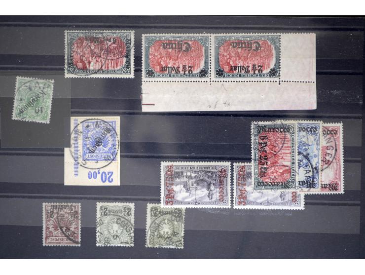 1890/1915, kleine Partie mit einigen besseren werten, einiges signiert