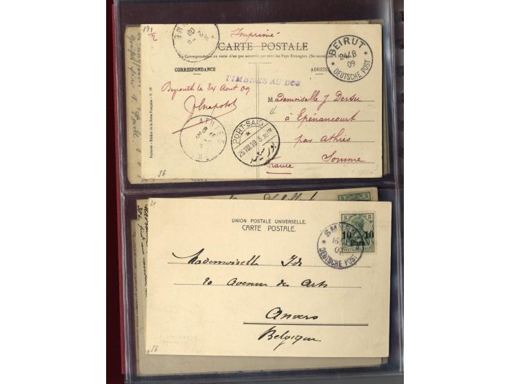 China bis Togo, etwa 90 Ansichtskarten und Ganzsachen