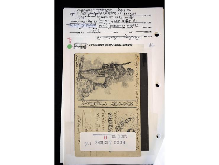 1890/1917, Partie mit ca. 45 Briefen, Karten und Ganzsachen inkl. KGF-Post Kiautschou und Schiffspost, dabei Vorläufer-Franka