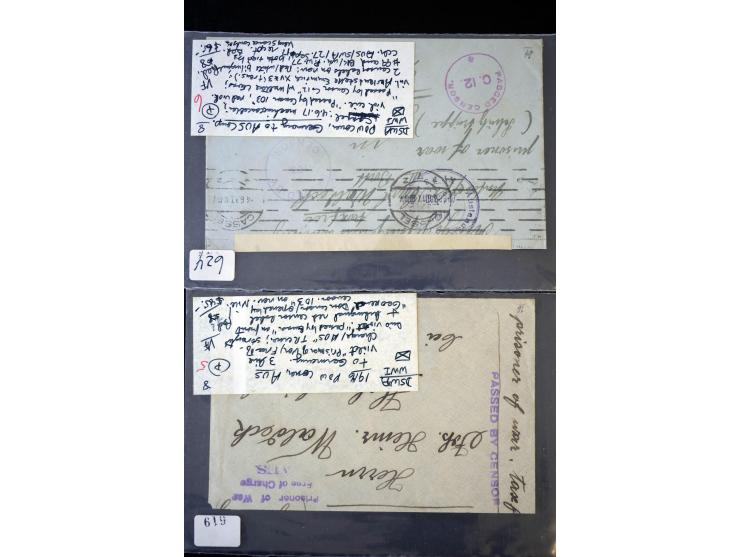 1890/1917, Partie mit ca. 45 Briefen, Karten und Ganzsachen inkl. KGF-Post Kiautschou und Schiffspost, dabei Vorläufer-Franka