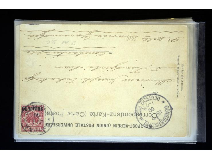 1898/1913, Partie mit 36 Ansichtskarten und 2 Privat-Ganzsachenkarten, bis auf 3 Karten alle gebraucht mit entsprechenden Ste