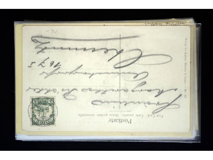 1898/1913, Partie mit 36 Ansichtskarten und 2 Privat-Ganzsachenkarten, bis auf 3 Karten alle gebraucht mit entsprechenden Ste