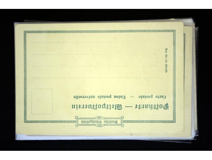 1898/1913, Partie mit 36 Ansichtskarten und 2 Privat-Ganzsachenkarten, bis auf 3 Karten alle gebraucht mit entsprechenden Ste
