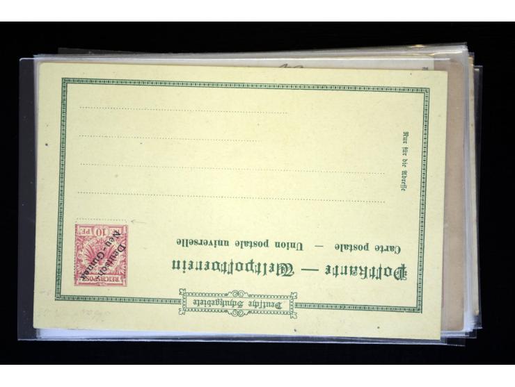 1898/1913, Partie mit 36 Ansichtskarten und 2 Privat-Ganzsachenkarten, bis auf 3 Karten alle gebraucht mit entsprechenden Ste