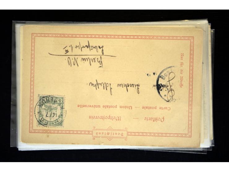 1898/1913, Partie mit 36 Ansichtskarten und 2 Privat-Ganzsachenkarten, bis auf 3 Karten alle gebraucht mit entsprechenden Ste