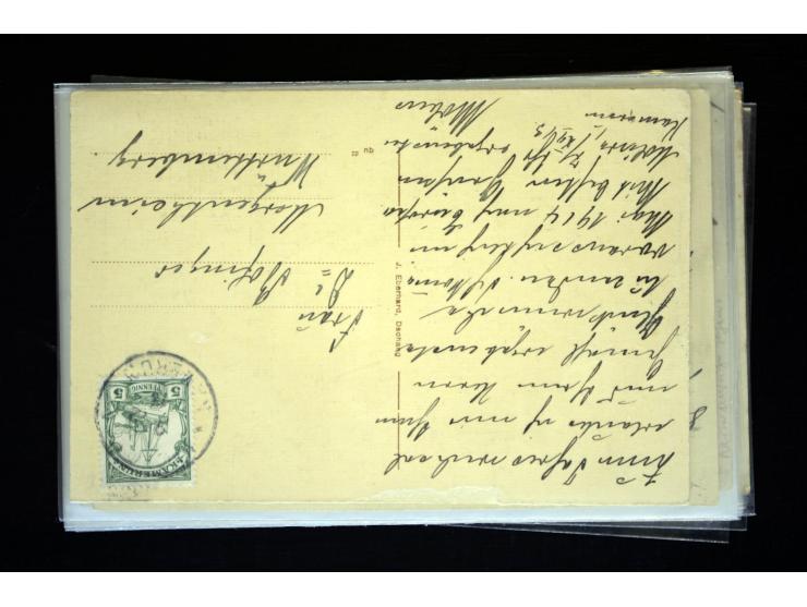 1898/1913, Partie mit 36 Ansichtskarten und 2 Privat-Ganzsachenkarten, bis auf 3 Karten alle gebraucht mit entsprechenden Ste