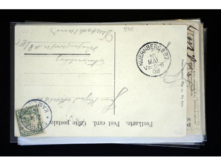1898/1913, Partie mit 36 Ansichtskarten und 2 Privat-Ganzsachenkarten, bis auf 3 Karten alle gebraucht mit entsprechenden Ste