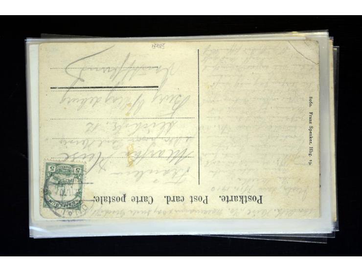 1898/1913, Partie mit 36 Ansichtskarten und 2 Privat-Ganzsachenkarten, bis auf 3 Karten alle gebraucht mit entsprechenden Ste