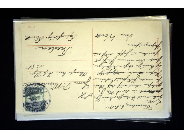 1898/1913, Partie mit 36 Ansichtskarten und 2 Privat-Ganzsachenkarten, bis auf 3 Karten alle gebraucht mit entsprechenden Ste