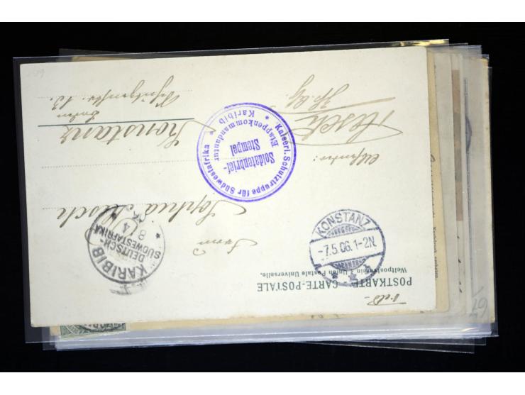 1898/1913, Partie mit 36 Ansichtskarten und 2 Privat-Ganzsachenkarten, bis auf 3 Karten alle gebraucht mit entsprechenden Ste