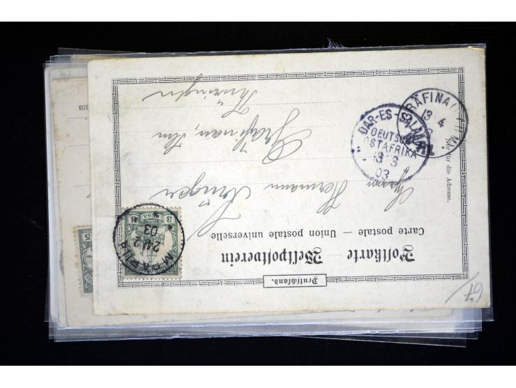 1898/1913, Partie mit 36 Ansichtskarten und 2 Privat-Ganzsachenkarten, bis auf 3 Karten alle gebraucht mit entsprechenden Ste
