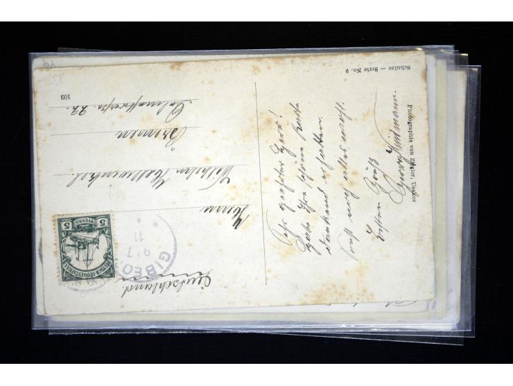 1898/1913, Partie mit 36 Ansichtskarten und 2 Privat-Ganzsachenkarten, bis auf 3 Karten alle gebraucht mit entsprechenden Ste