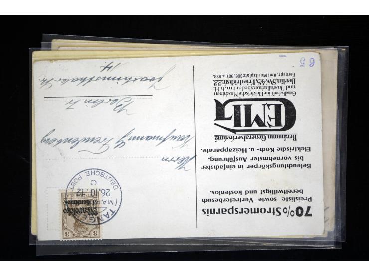 1898/1913, Partie mit 36 Ansichtskarten und 2 Privat-Ganzsachenkarten, bis auf 3 Karten alle gebraucht mit entsprechenden Ste