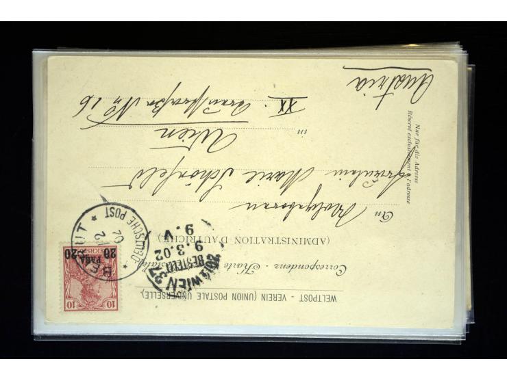 1898/1913, Partie mit 36 Ansichtskarten und 2 Privat-Ganzsachenkarten, bis auf 3 Karten alle gebraucht mit entsprechenden Ste