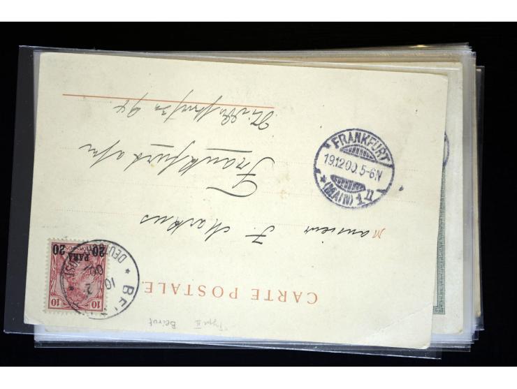 1898/1913, Partie mit 36 Ansichtskarten und 2 Privat-Ganzsachenkarten, bis auf 3 Karten alle gebraucht mit entsprechenden Ste