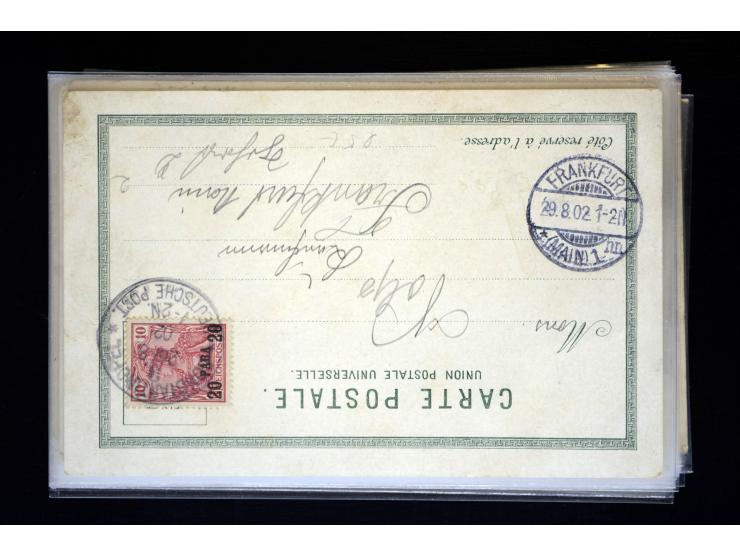 1898/1913, Partie mit 36 Ansichtskarten und 2 Privat-Ganzsachenkarten, bis auf 3 Karten alle gebraucht mit entsprechenden Ste