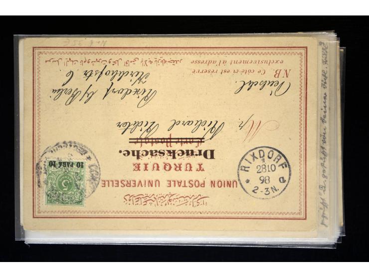1898/1913, Partie mit 36 Ansichtskarten und 2 Privat-Ganzsachenkarten, bis auf 3 Karten alle gebraucht mit entsprechenden Ste