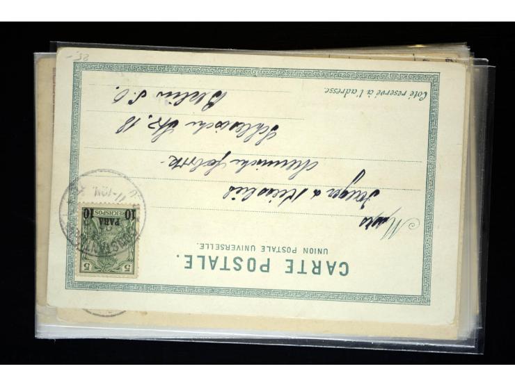 1898/1913, Partie mit 36 Ansichtskarten und 2 Privat-Ganzsachenkarten, bis auf 3 Karten alle gebraucht mit entsprechenden Ste