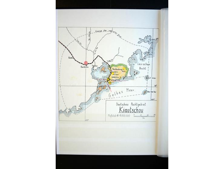 1894/1912, meist ungebrauchte und gestempelte Sammlung inkl. etwas Kiautschou mit u.a. 8 Briefen, Karten und Ganzsachen, dabe