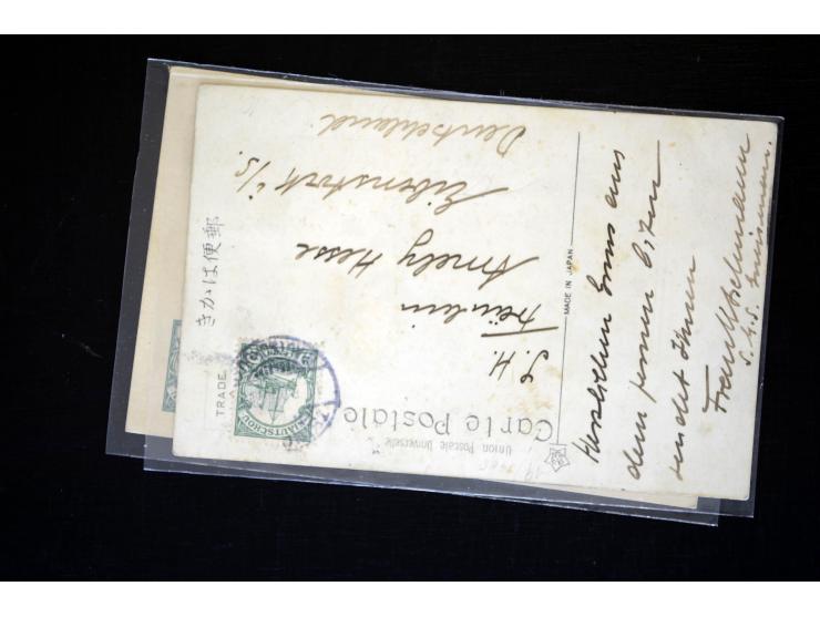 1893/1913, Partie mit 24 Briefen, Karten und Ganzsachen inkl. etwas Kiautschou, dabei Vorläufer-Brief von Tientsin mit zweima