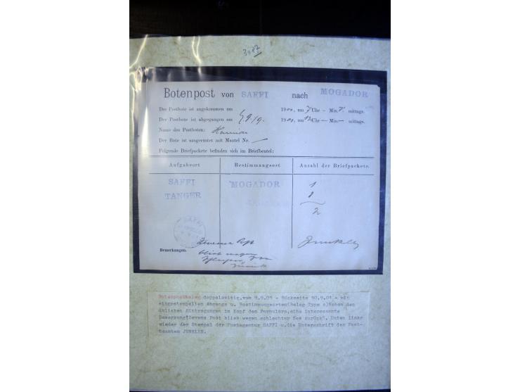 1900/1913, Sammlung mit ca. 30 Briefen, Karten und Ganzsachen, dabei viele R-Briefe und Karten, Satzfrankaturen, interessante