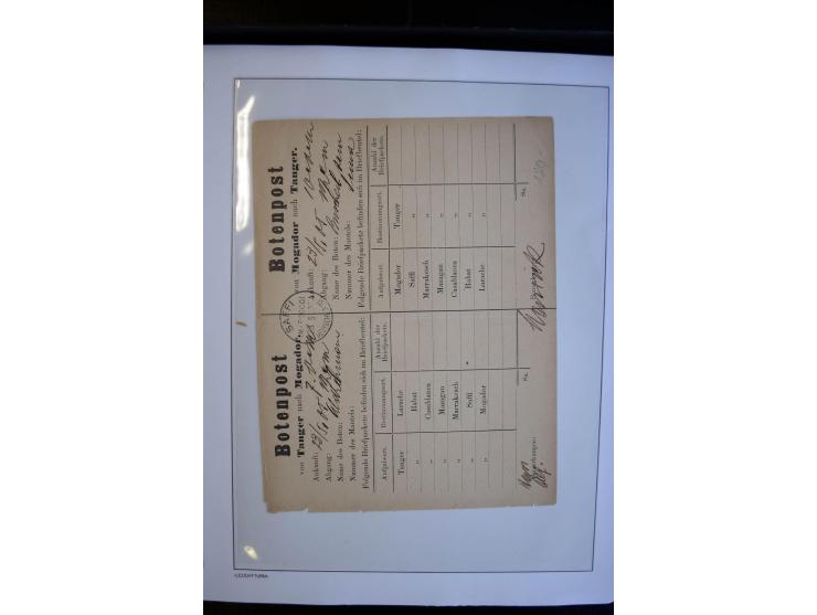 1900/1913, Sammlung mit ca. 30 Briefen, Karten und Ganzsachen, dabei viele R-Briefe und Karten, Satzfrankaturen, interessante