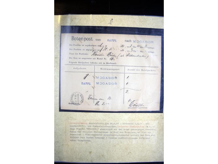 1900/1913, Sammlung mit ca. 30 Briefen, Karten und Ganzsachen, dabei viele R-Briefe und Karten, Satzfrankaturen, interessante