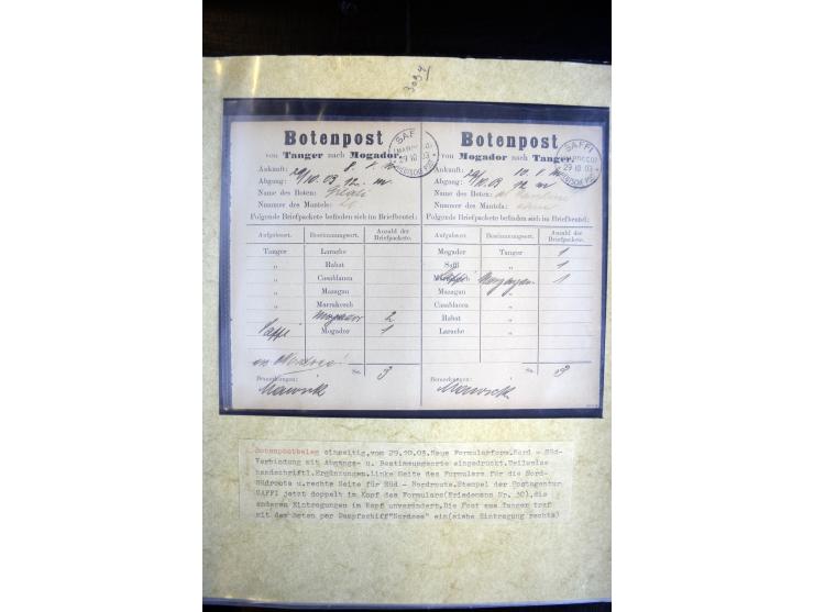 1900/1913, Sammlung mit ca. 30 Briefen, Karten und Ganzsachen, dabei viele R-Briefe und Karten, Satzfrankaturen, interessante