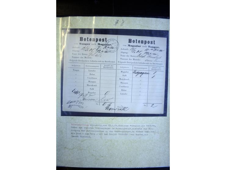 1900/1913, Sammlung mit ca. 30 Briefen, Karten und Ganzsachen, dabei viele R-Briefe und Karten, Satzfrankaturen, interessante
