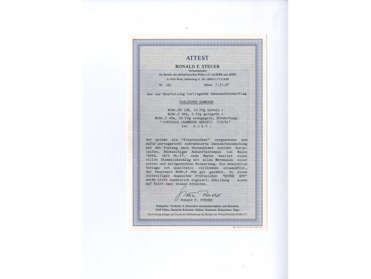 1889/1918, interessante Sammlung inkl. etwas Post aus der Besatzungszeit mit ca. 90 Briefen, Karten und Ganzsachen, Schwerpun