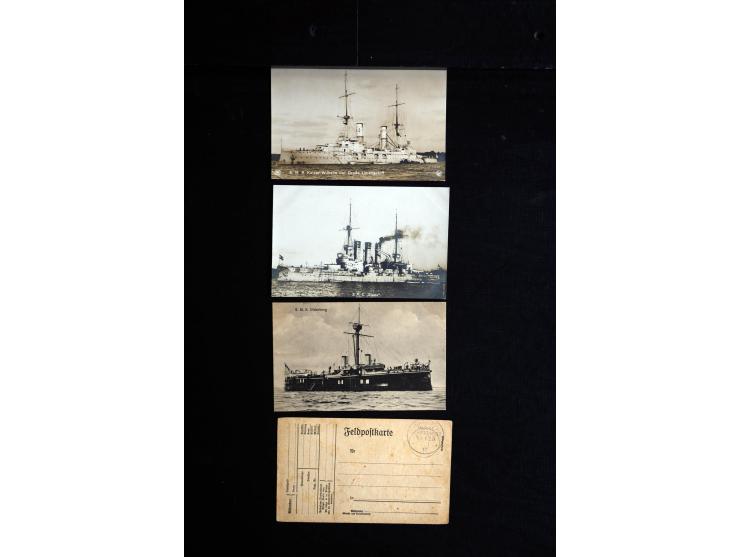 1905/19, über 90 Karten und Briefe mit Schwerpunkt I. WK mit fast nur verschiedenen Stempeln, dabei u.a. Internierten-Post mi